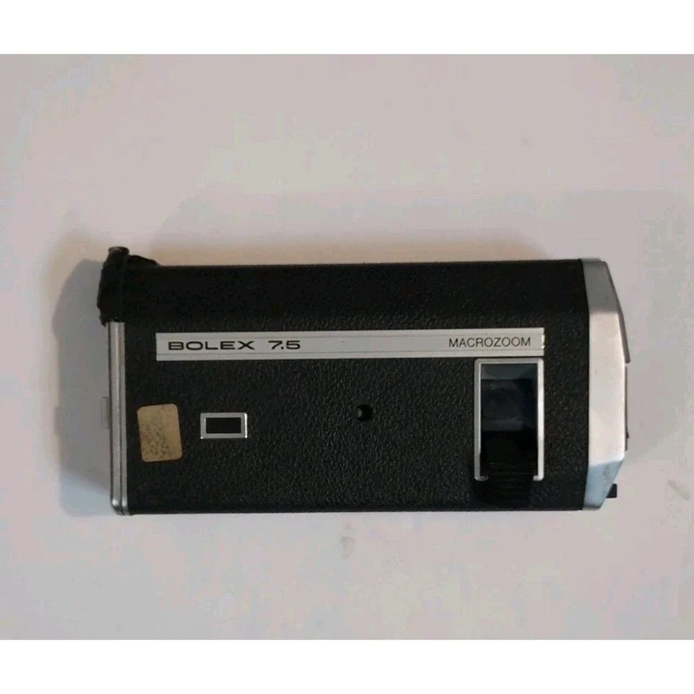 Bolex 7.5 Macrozoom Super 8mm Film Movie Camera with Manual FOR PARTS OR REPAIR
